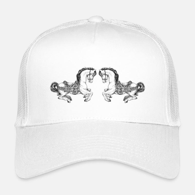 CAROUSEL HORSES Kids’ Trucker Cap