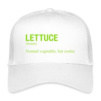 LETTUCE - Kinder Trucker-Cap - Weiß - Vorne