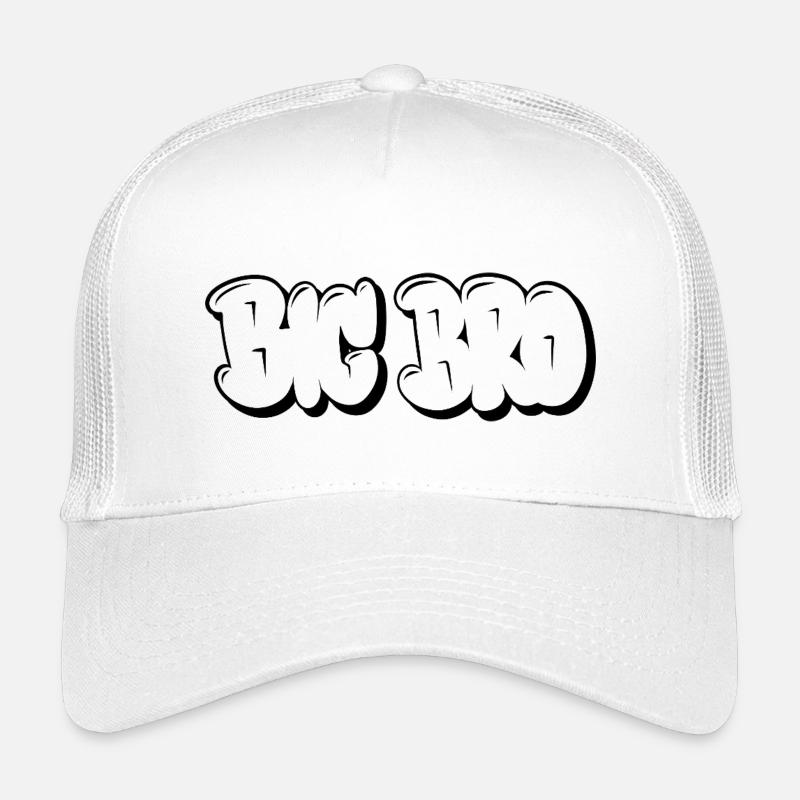 BIG BRO - Kinder Trucker-Cap - Weiß