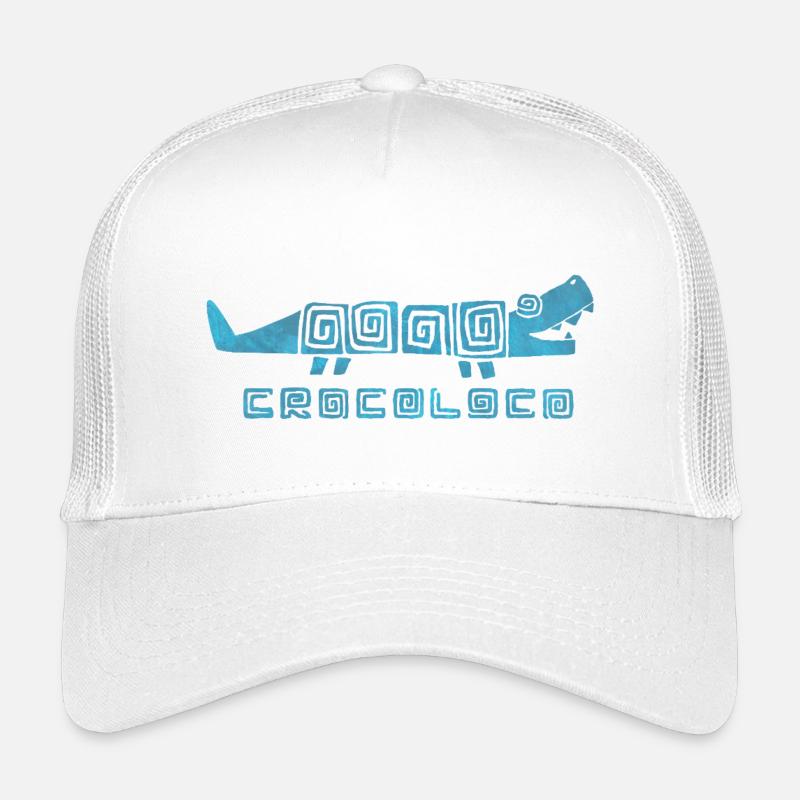 Crocoloco - Casquette trucker enfant - blanc