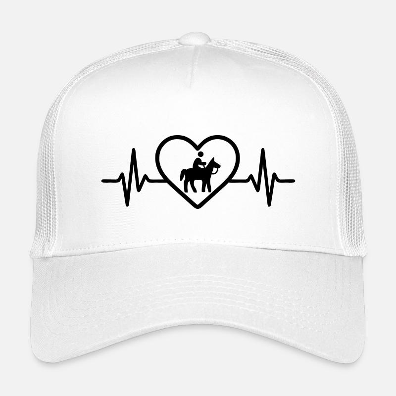 Reiten Pferd Herz Kinder Trucker-Cap