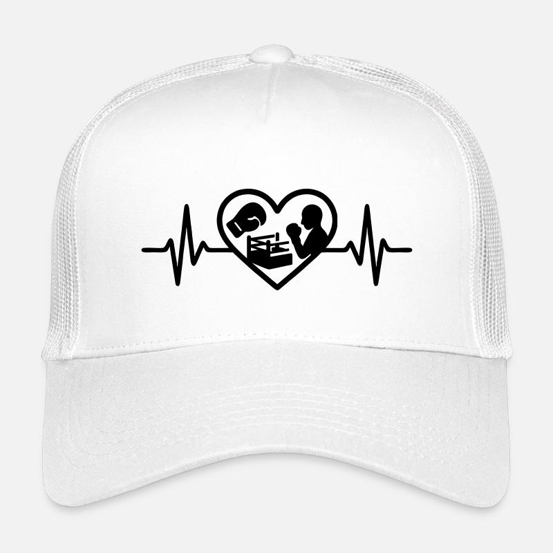 Boxen Herz Handschuh Ring Silhouette Kinder Trucker-Cap