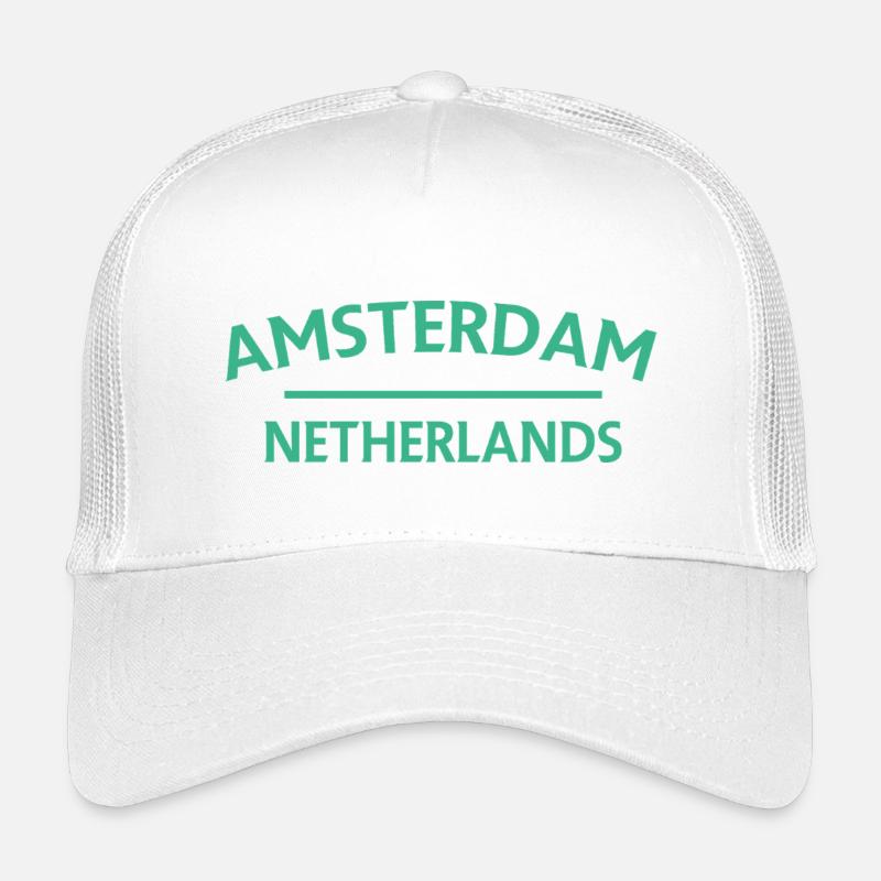 Amsterdam – Netherlands Textdesign Kids’ Trucker Cap
