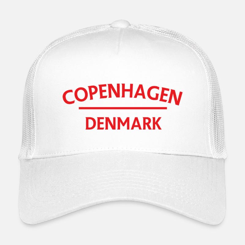Kopenhagen – Dänemark Textdesign Kinder Trucker-Cap