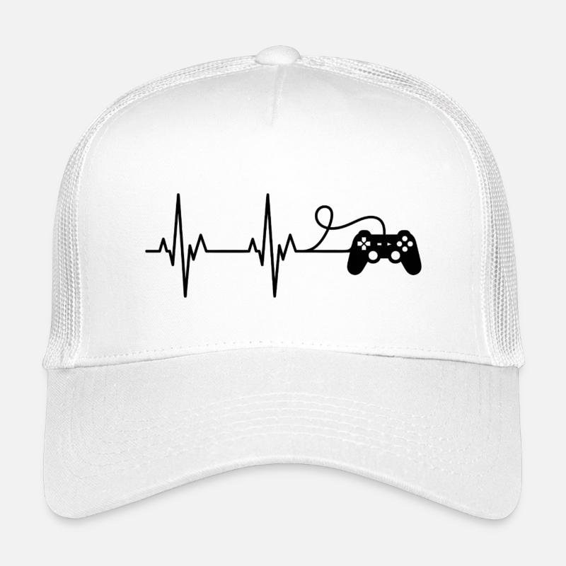 Herzschlag Gaming Controller Kinder Trucker-Cap
