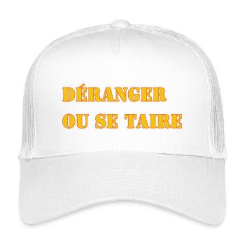 STÖREN ODER SCHWEIGEN. - Kinder Trucker-Cap - Weiß - Vorne
