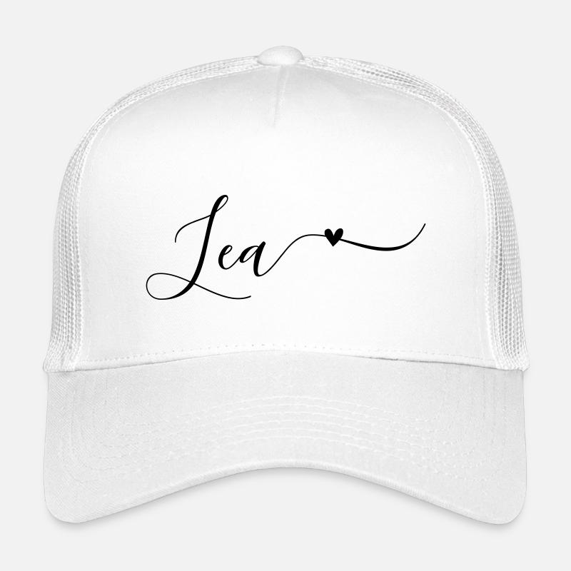 Lea Prénom Décoratif Casquette trucker enfant