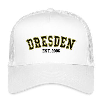 Dresden gegründet 2006 - Kinder Trucker-Cap - Weiß - Vorne