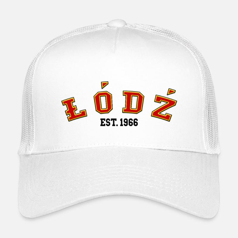 Łódź Est. 1966 - Kids’ Trucker Cap - white