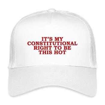 Funny Sarcastic Statement - Kids’ Trucker Cap - white - Front