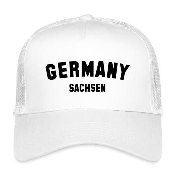 SACHSEN - Kinder Trucker-Cap - Weiß - Vorne
