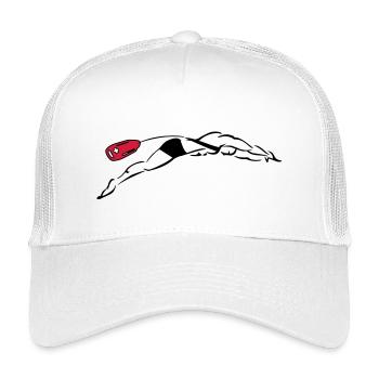 lifeguard plunge - Kids’ Trucker Cap - white - Front