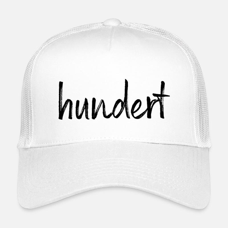 100 hundert Jubiläum Jahrestag Geburtstag Geschenk - Kinder Trucker-Cap - Weiß