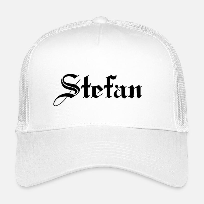 Stefan - Kinder Trucker-Cap - Weiß