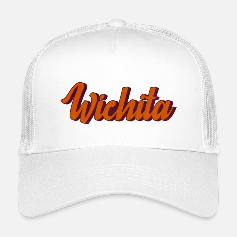 Wichita Retro Font Design Kids’ Trucker Cap