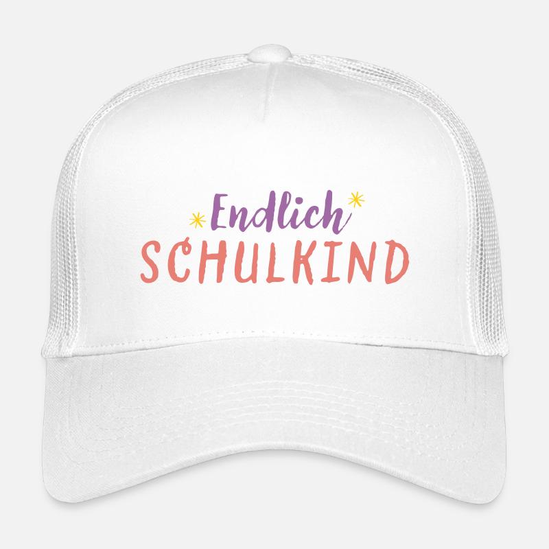 Endlich Schulkind Kinder Trucker-Cap