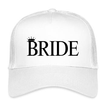 L’équipe de la mariée ! Personnalisable - Casquette trucker enfant - blanc - Devant