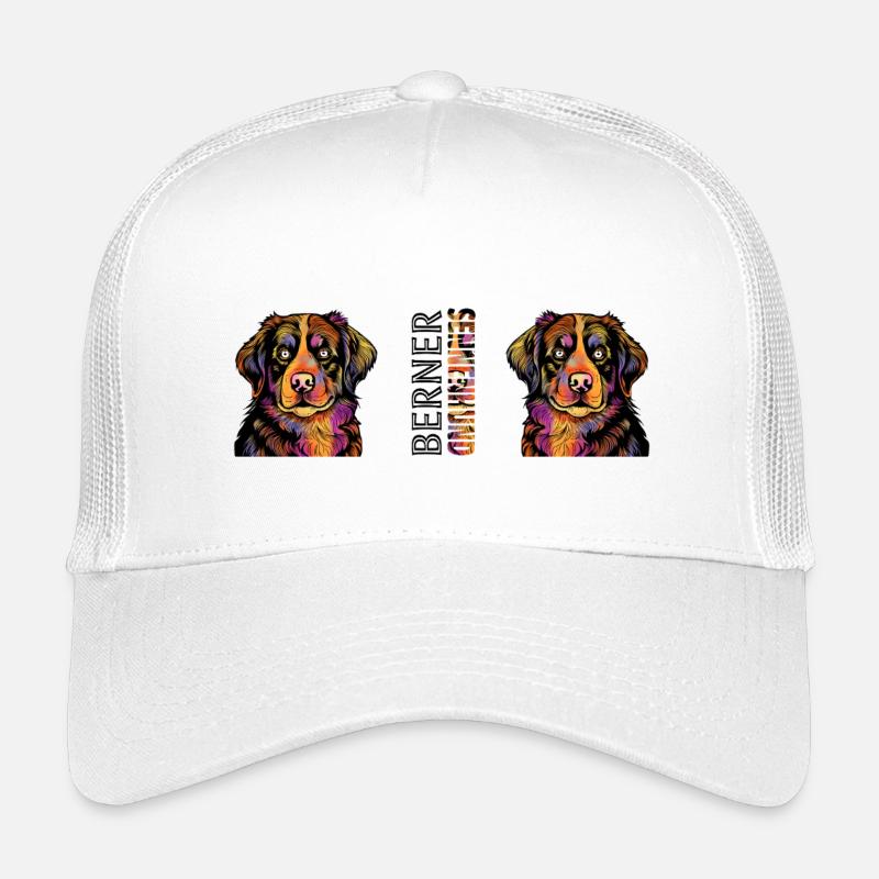 Bouvier bernois - Casquette trucker enfant - blanc
