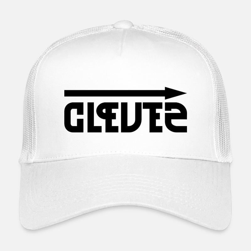 Clever & Stupid – contrasts reflected in a funny way Kids’ Trucker Cap