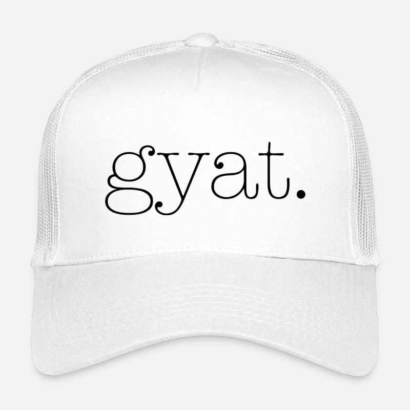 Gyat - Kinder Trucker-Cap - Weiß