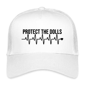 Protect_the_Dolls_love - Casquette trucker enfant - blanc - Devant