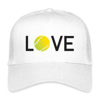 Tennis Lover - Kids’ Trucker Cap - white - Front