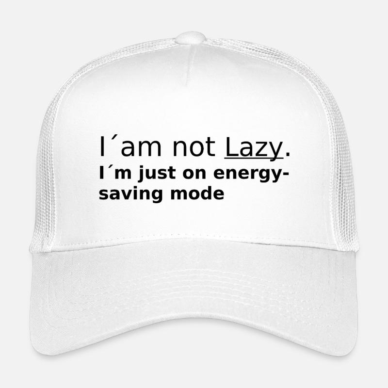 I am not Lazy Kinder Trucker-Cap
