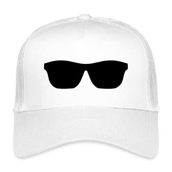 Sunglasses / Shades - Kids’ Trucker Cap - white - Front
