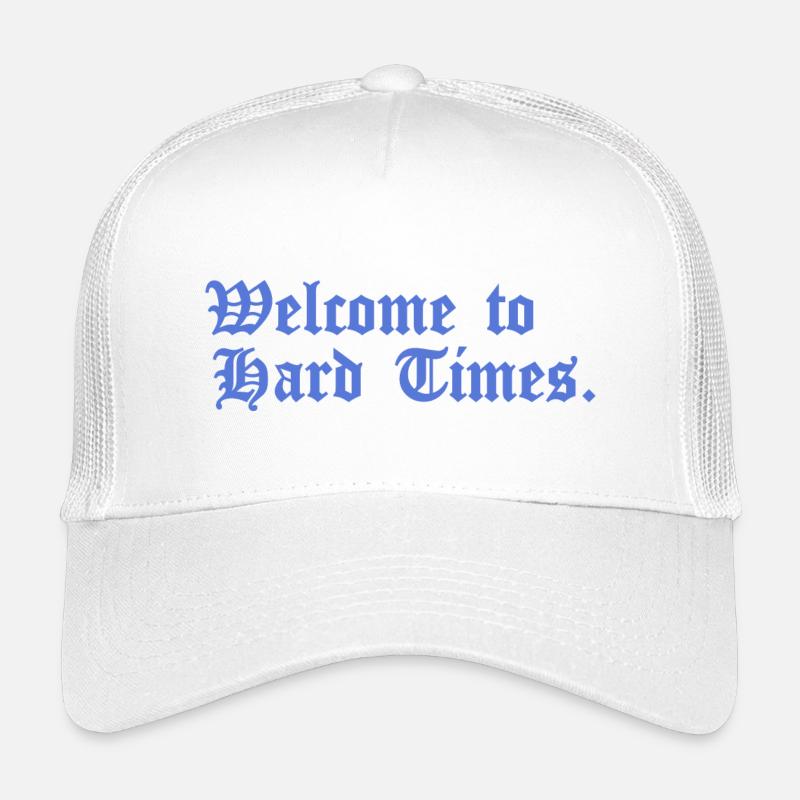 Welcome to Hard Times. - Kinder Trucker-Cap - Weiß