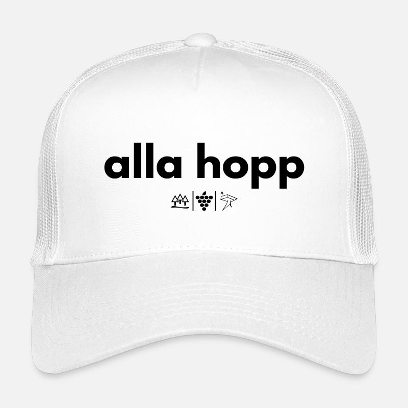 alla hopp - Kinder Trucker-Cap - Weiß