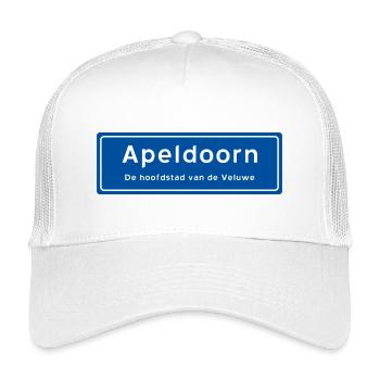 Apeldoorn place name sign - Kids’ Trucker Cap - white - Front