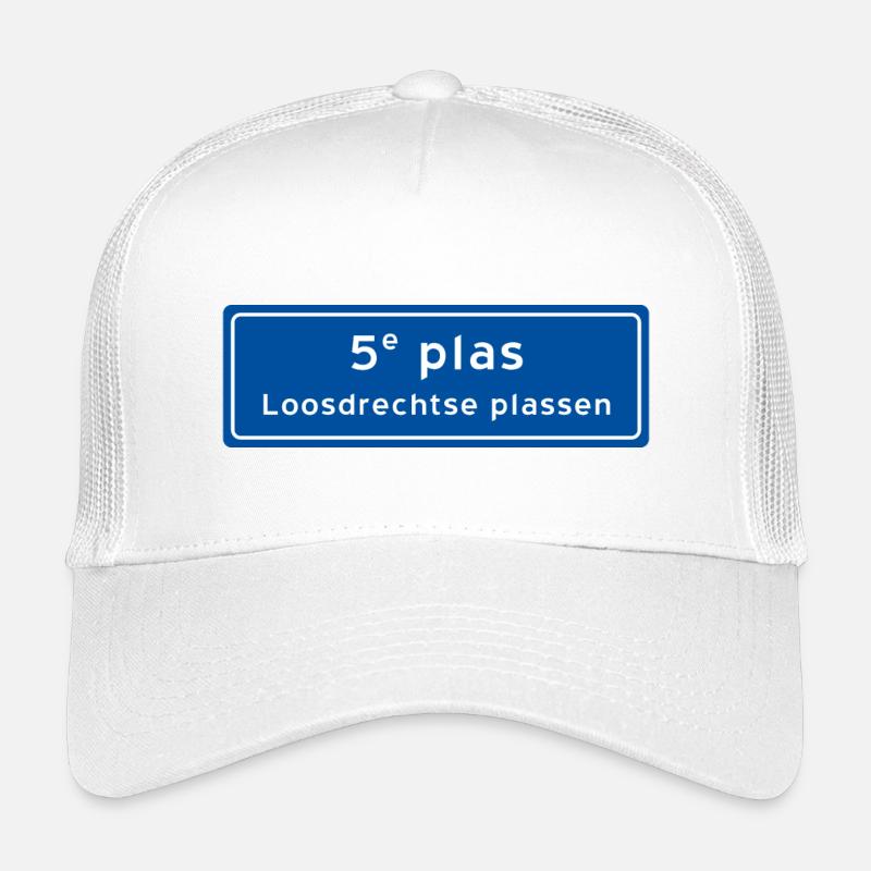 Loosdrechtse plassen 5th plas - Kids’ Trucker Cap - white