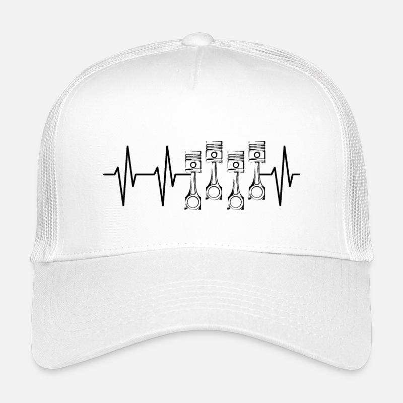 Heartbeat Piston Tuner Pulse Tuning Engine Cars Kids’ Trucker Cap
