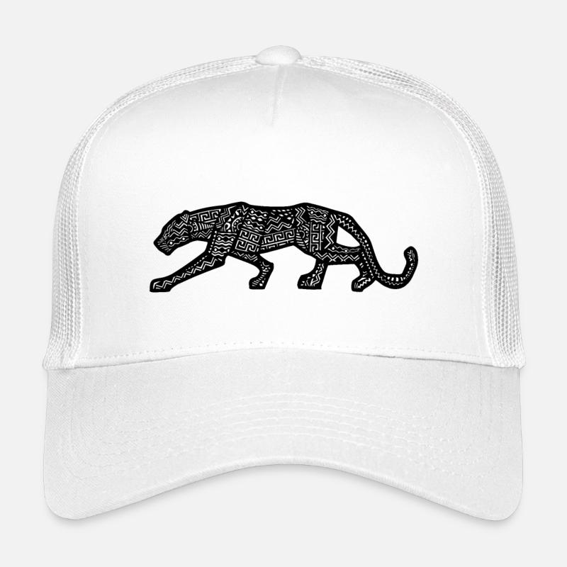 panthère design inca Casquette trucker enfant