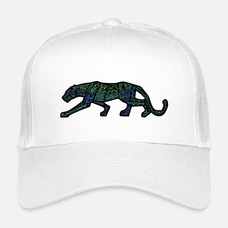 panthère design inca Casquette trucker enfant
