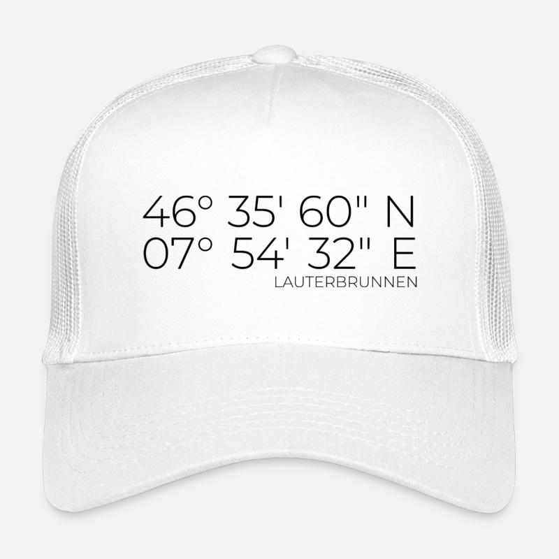 Coordinates Lauterbrunnen, Switzerland Kids’ Trucker Cap