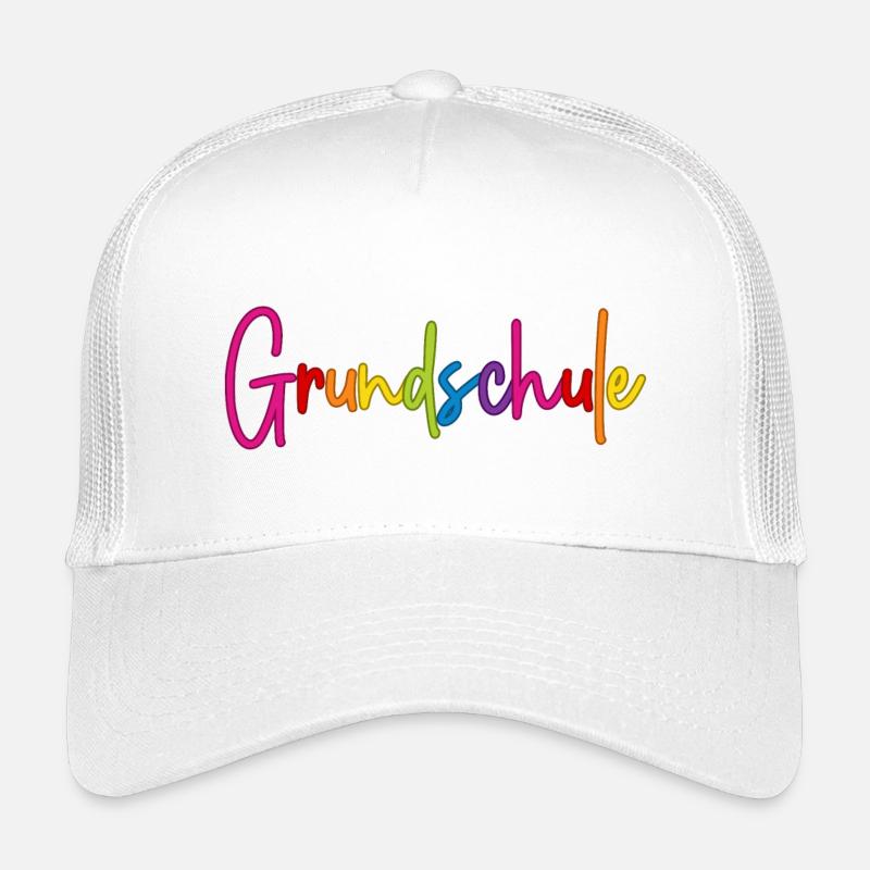 Grundschule - Kinder Trucker-Cap - Weiß