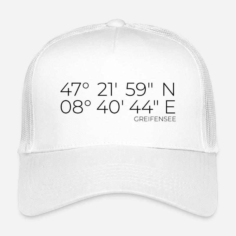 Coordonnées Greifensee, Suisse Casquette trucker enfant