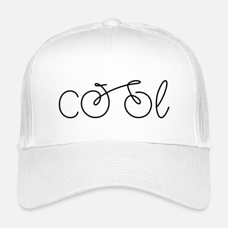 Fahrrad - Kinder Trucker-Cap - Weiß