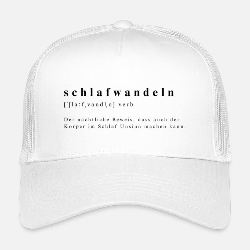 Sleepwalking - verb - nocturnal nonsense Kids’ Trucker Cap