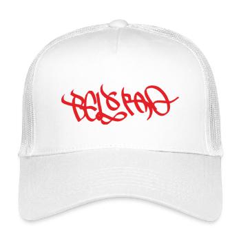 Belgrad Street Art Souvenir - Kinder Trucker-Cap - Weiß - Vorne