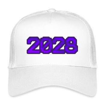 Computer 2028 - Kinder Trucker-Cap - Weiß - Vorne