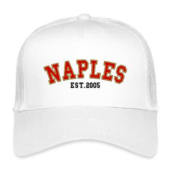 Neapel Est.2005 - Kinder Trucker-Cap - Weiß - Vorne
