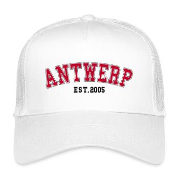 Antwerpen Est. 2005 - Kinder Trucker-Cap - Weiß - Vorne