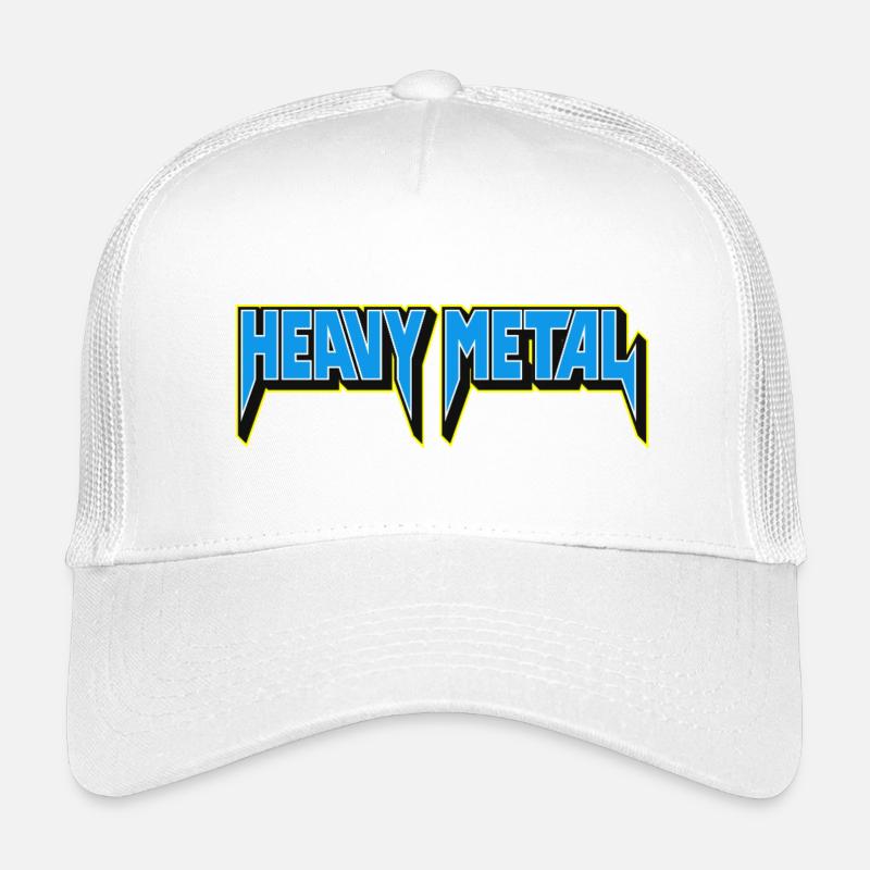 Heavy Metal typografisches Emblem Kinder Trucker-Cap