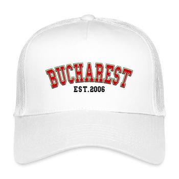 Bukarest, Est. 2006 - Kinder Trucker-Cap - Weiß - Vorne