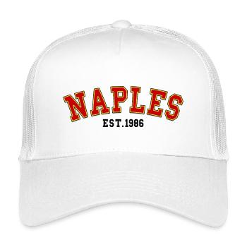 Neapel gegründet 1986 - Kinder Trucker-Cap - Weiß - Vorne