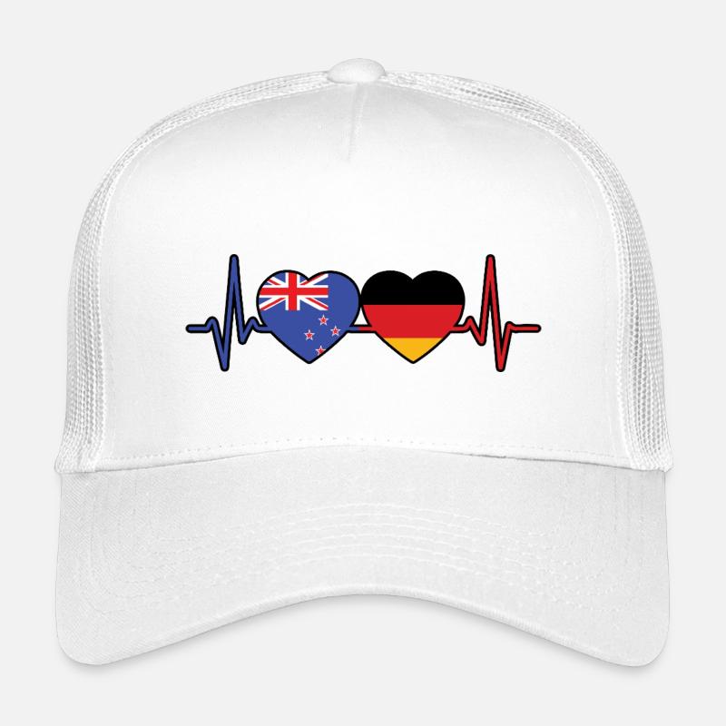 Neuseeland, Deutschland, Neuseeländer German Pride Kinder Trucker-Cap