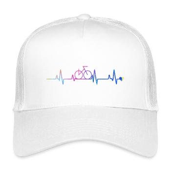 radfahrer - Kinder Trucker-Cap - Weiß - Vorne