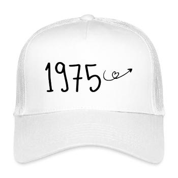 1975 Jubiläum 1975 Retro 1975 - Kinder Trucker-Cap - Weiß - Vorne